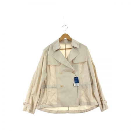  KIYOKO TAKASE レディース ジャケット ウォッシャブル ダブル 15号 日本製 ゆったりサイズ アイボリー