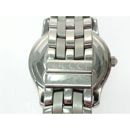  GUCCI グッチ レディース腕時計 クオーツ ラウンドフェイス デイト ステンレススチール  5500L
