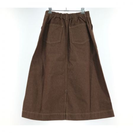  CS CORPORATION デニムスカート size2 Clip.tab 3234S-001 ライトブラウン