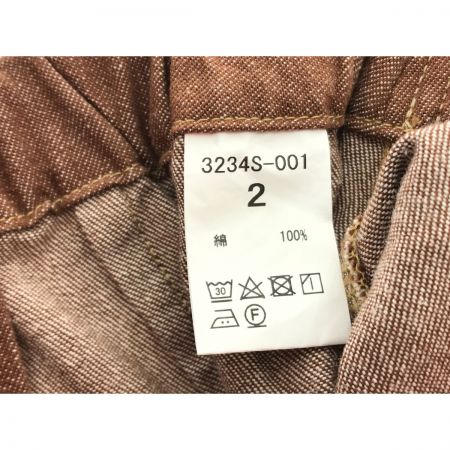  CS CORPORATION デニムスカート size2 Clip.tab 3234S-001 ライトブラウン