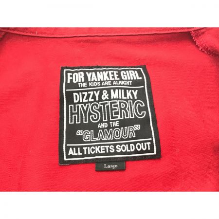  Hysteric Glamour ヒステリックグラマー カスタムパッチJKT SIZE L 02233AB11 レッド