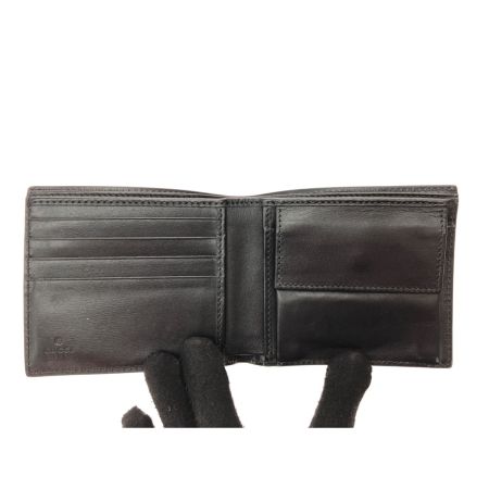  GUCCI グッチ メンズ 二つ折り財布 GGマーモント レザー 428725 ブラック