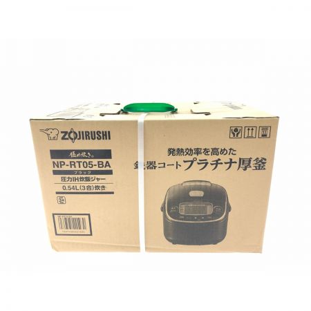  ZOJIRUSHI CORPORATION 象印 キッチン家電 圧力IH炊飯ジャー 極め炊き 3号炊き  NP-RT05-BA ブラック
