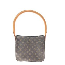 ▼▼ LOUIS VUITTON ルイヴィトン レディース ショルダーバッグ ハンドバッグ モノグラム ルーピングMM M51146 ブラウン Bランク