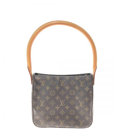  LOUIS VUITTON ルイヴィトン レディース ショルダーバッグ ハンドバッグ モノグラム ルーピングMM M51146 ブラウン