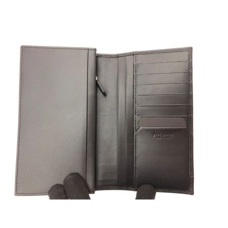  BVLGARI ブルガリ メンズ 長財布 セルペンティ スカリエ マン  280922 ブラック