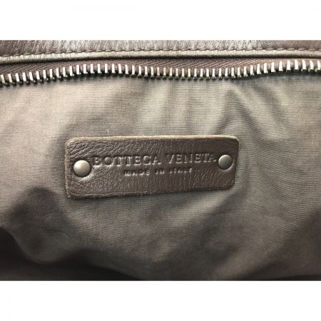 BOTTEGA VENETA ボッテガヴェネタ ユニセックス ショルダーバッグ イントレチャート 編込み ブラウン