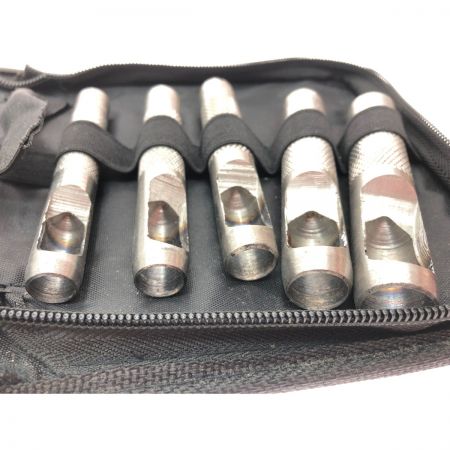   レザークラフト 道具 穴あけ ポンチ 3mm-16mm 12本＋打刻ポンチ アルファベット/数字 セット 打刻印