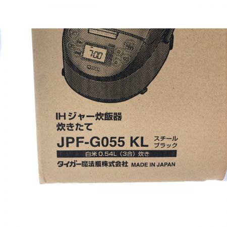  Tiger タイガ キッチン家電 IHジャー炊飯器 炊きたて 3合炊き JPF-G055 スチールブラック