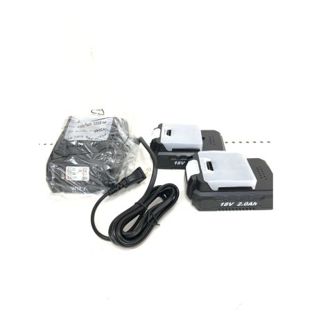  WIZ'A ウイザ 電動工具 コードレス式 18V充電式 ブロワ 充電器・充電池2個付 WL-18BL ホワイト