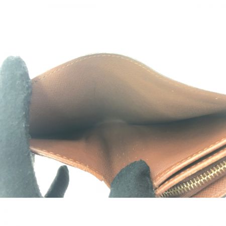  LOUIS VUITTON ルイヴィトン レディース 二つ折り財布 モノグラム ポルト モネ・ビエ トレゾール M61730 ブラウン