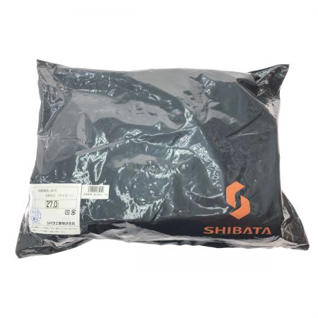  SHIBATA シバタ工業 安全靴 防寒 冷蔵庫長-40℃ 27cm 屋外用 ネイビー