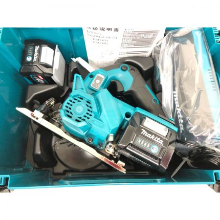  MAKITA マキタ 電動工具 コードレス式 40V 125mm充電式防じんマルノコ 丸のこ 充電器・充電池2個・ケース付 KS002GRDX