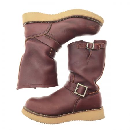  RED WING レッドウィング メンズブーツ エンジニアブーツ ワークブーツ 25.5cm ANSI Z41 PT99/40367 ブラウン