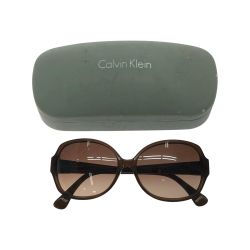 ▼▼ Calvin Klein カルバンクライン アイウエア ユニセックス サングラス ケース付 CK4230SA ブラウン Bランク
