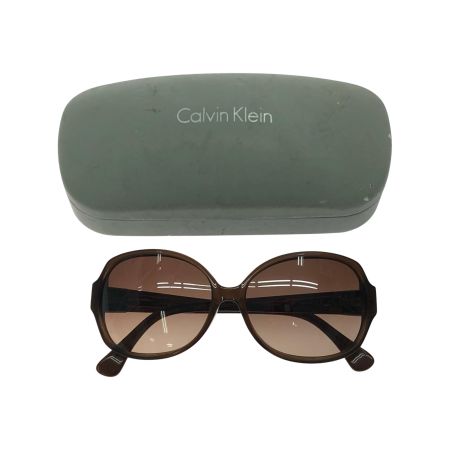 Calvin Klein カルバンクライン アイウエア ユニセックス サングラス ケース付 CK4230SA ブラウン