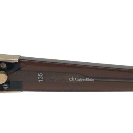  Calvin Klein カルバンクライン アイウエア ユニセックス サングラス ケース付 CK4230SA ブラウン