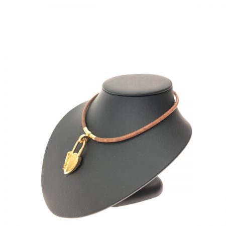  HERMES エルメス レディース ヴィヴィリデ ファンタジー ハートカデナ チョーカー ネックレス ゴールド