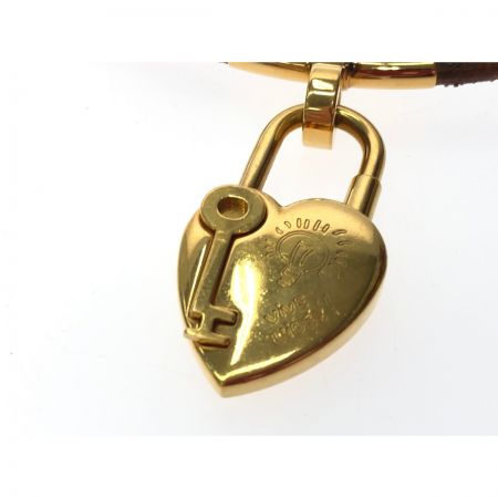  HERMES エルメス レディース ヴィヴィリデ ファンタジー ハートカデナ チョーカー ネックレス ゴールド