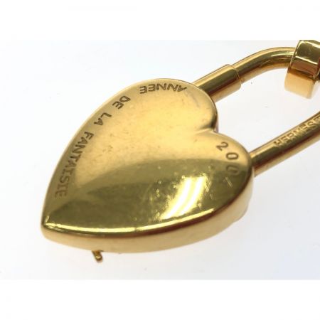  HERMES エルメス レディース ヴィヴィリデ ファンタジー ハートカデナ チョーカー ネックレス ゴールド