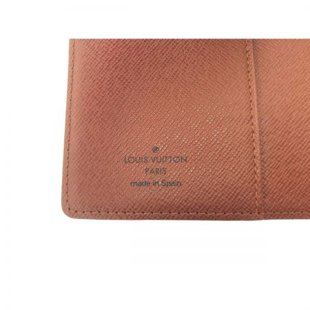  LOUIS VUITTON ルイヴィトン ユニセックス 手帳カバー 6穴式システム手帳 モノグラム アジェンダPM R20005 ブラウン