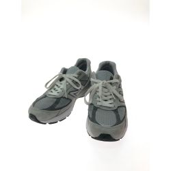 ▼▼ NEW BALANCE ニュー・バランス メンズ スニーカー 990 V5 ワイズ D GREY GRAY 26.5cm  M990GL5 グレー Bランク