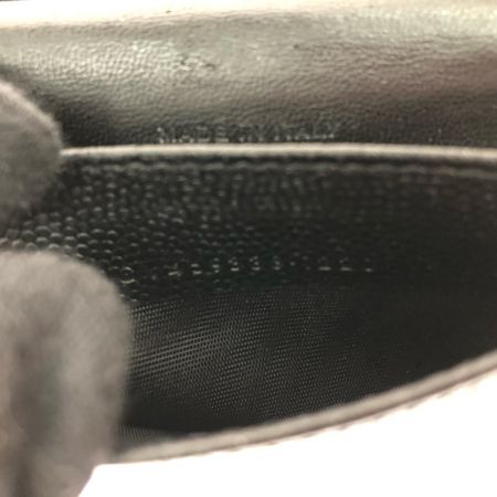  SAINT LAURENT(Yves Saint Laurent) ユニセックス 名刺入れ カードケース クラシック カーフレザー ブラック