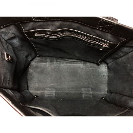 BALENCIAGA バレンシアガ ユニセックス ハードウェアトートバッグ カーフスキン ストラップ欠品 671400 ブラック