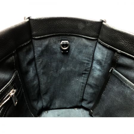  BALENCIAGA バレンシアガ ユニセックス ハードウェアトートバッグ カーフスキン ストラップ欠品 671400 ブラック