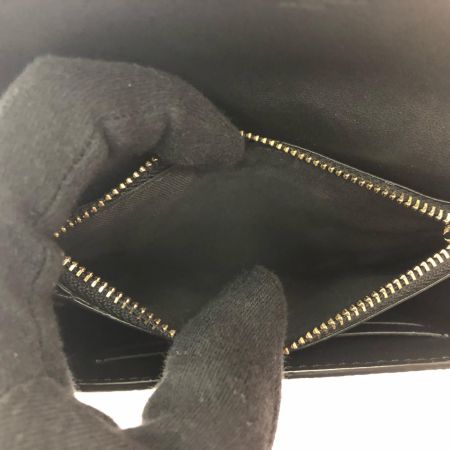  COACH コーチ レディース 二つ折り財布 クリオ ウォレット オールレザー C6896 ブラック