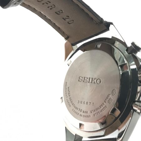  SEIKO セイコー  腕時計 クロノグラフ スピリット クォーツ 8T63-00D0