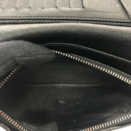  LOUIS VUITTON ルイヴィトン メンズ 二つ折り長財布 エピ ポルトフォイユブラザ イニシャル入  M60622 ブラック