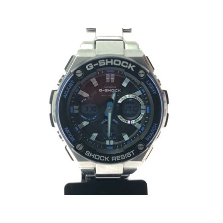  CASIO カシオ メンズ 腕時計 電波ソーラー デジアナウォッチ G-SHOCK Gショック Gスチール GST-W100D