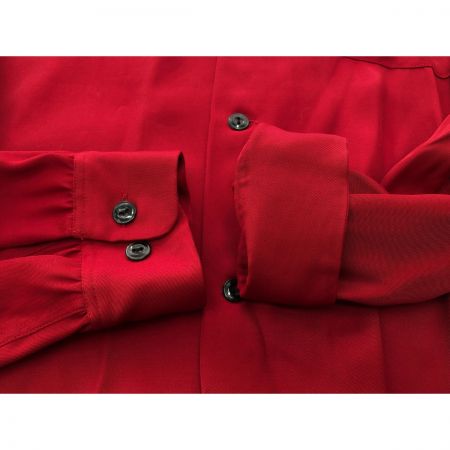  Groovin high メンズ衣料 オープンカラーシャツ SIZE L レッド