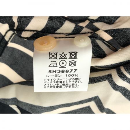  Star of HOLLYWOOD メンズ衣料 オープンカラーシャツ SIZE L ゼブラ ホワイト