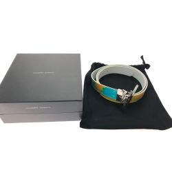 ▼▼ giuseppe zanotti ユニセックス シグネチャーバックル スクリプトロゴベルト マルチカラー Aランク