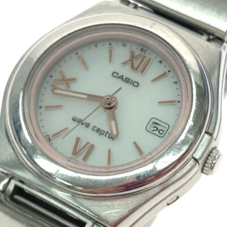 CASIO カシオ レディース腕時計 電波ソーラー ウェーブセプター デイト LWQ-10DJ-7A2JF