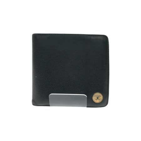  CHANEL シャネル メンズ 二つ折り財布 ココマーク ギャランティ付 ブラック