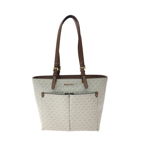  MICHAEL KORS マイケルコース レディース トートバッグ シグネチャー ダブルポケット  35F3GTVT3B バニラ