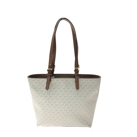  MICHAEL KORS マイケルコース レディース トートバッグ シグネチャー ダブルポケット  35F3GTVT3B バニラ
