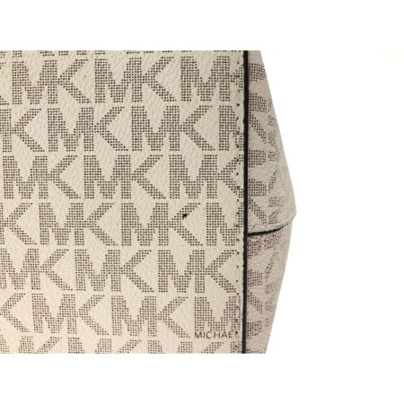  MICHAEL KORS マイケルコース レディース トートバッグ シグネチャー ダブルポケット  35F3GTVT3B バニラ