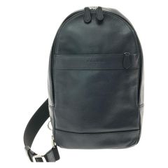  COACH コーチ メンズ ボディーバッグ メッセンジャーバッグ レザー F54770 ネイビー Bランク