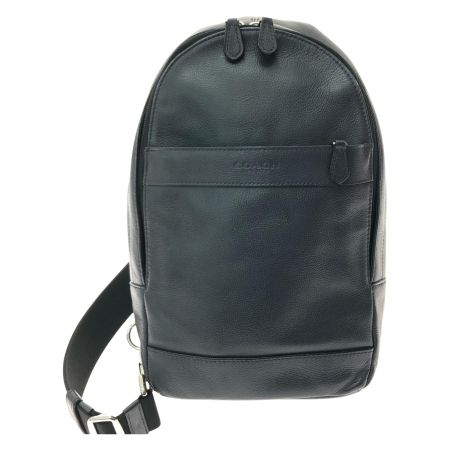  COACH コーチ メンズ ボディーバッグ メッセンジャーバッグ レザー F54770 ネイビー