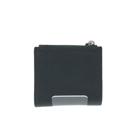  PRADA プラダ レディース 二つ折り財布 サフィアーノ トライアングル コンパクトウォレット 1ML050 ブラック