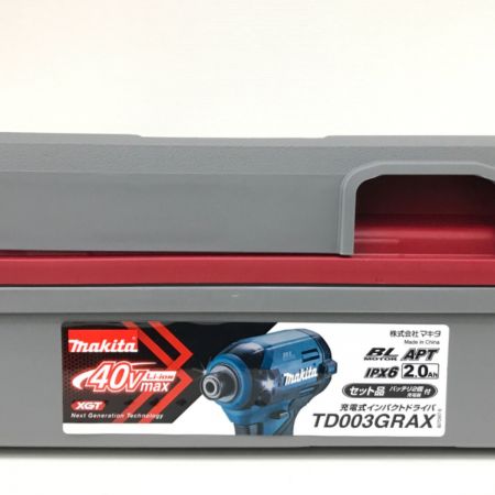  MAKITA マキタ 電動工具 インパクトドライバ  40v 32216 TD003GRAX