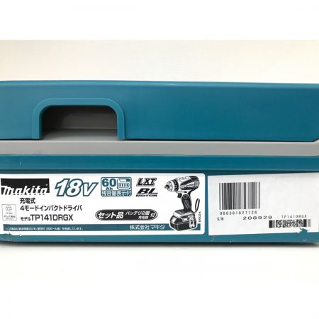  MAKITA マキタ 電動工具 インパクトドライバ 18v 208929 TP141DRGX