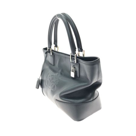  LOEWE ロエベ レディース トートバッグ ハンドバッグ アナグラム フスタ ブラック