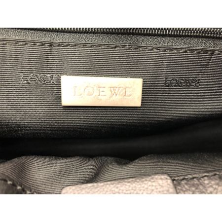  LOEWE ロエベ レディース トートバッグ ハンドバッグ アナグラム フスタ ブラック