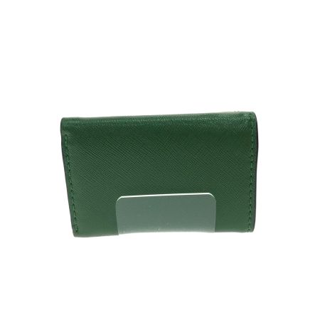  MARC JACOBS マークジェイコブス レディース コンパクトウォレット 三つ折り財布 スナップショット ベージュ×グリーン