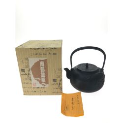 ▼▼ 南部運南堂 伝統的工芸品 南部鉄器 南部鉄瓶 万代屋 松 2.0L Aランク